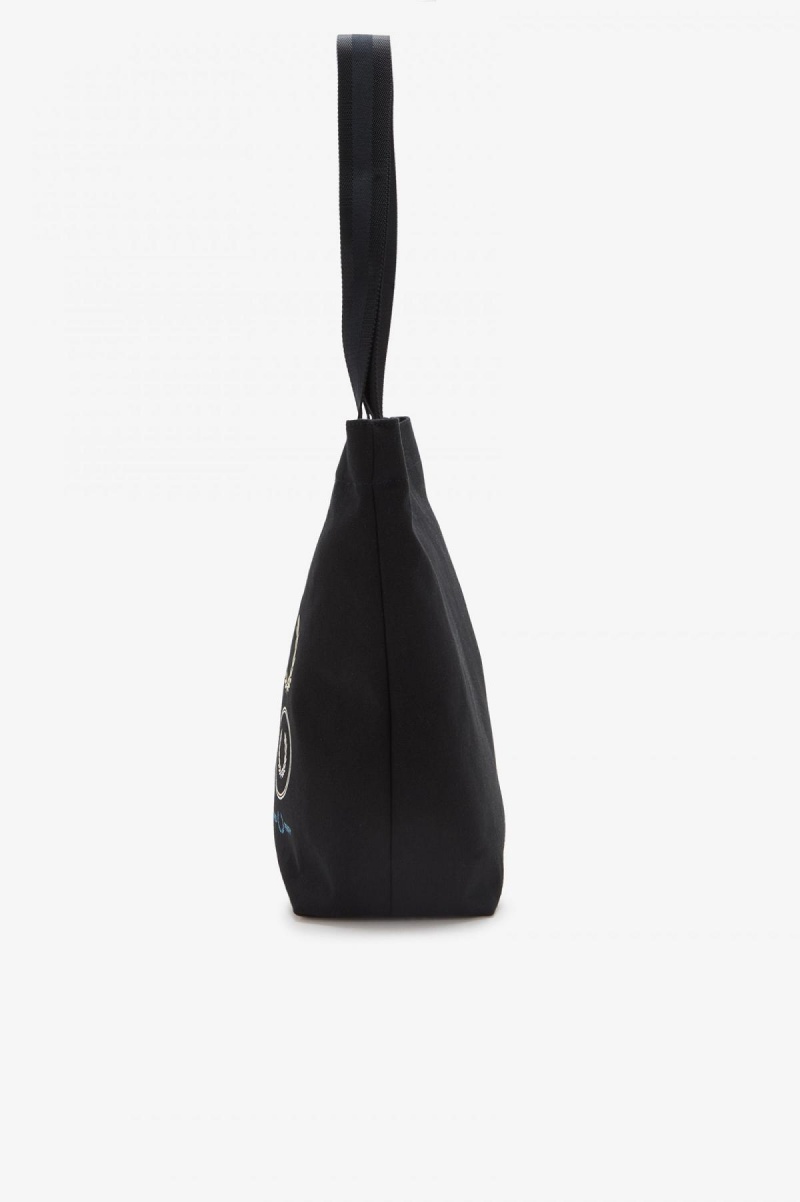 Fred Perry Laurel Wreath Tote Tasche Accessories Schwarz | CHICD82906
