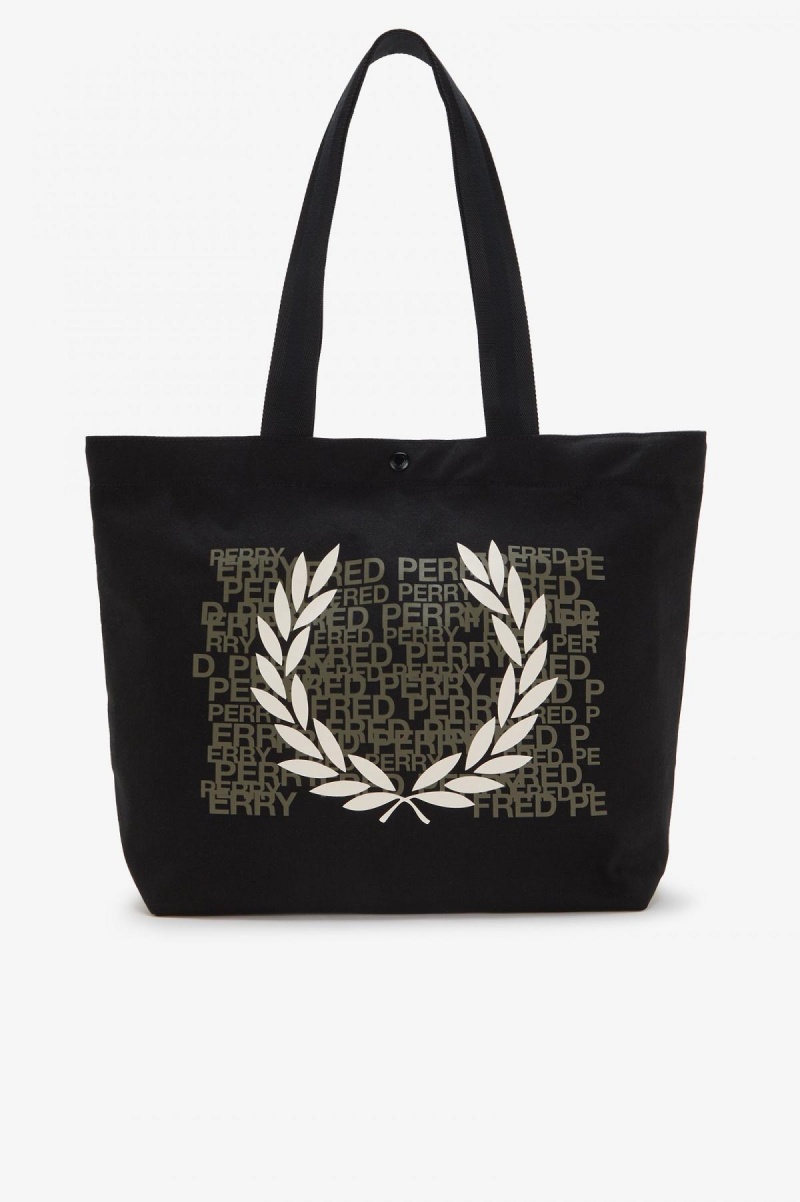 Fred Perry Laurel Wreath Tote Tasche Accessories Schwarz | CHNZX63849