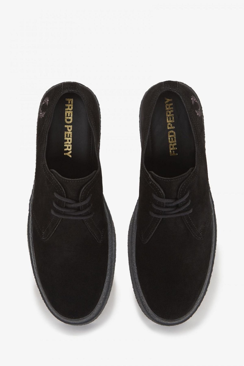 Fred Perry Linden Schuhe Herren Schwarz | CHIIZ55351