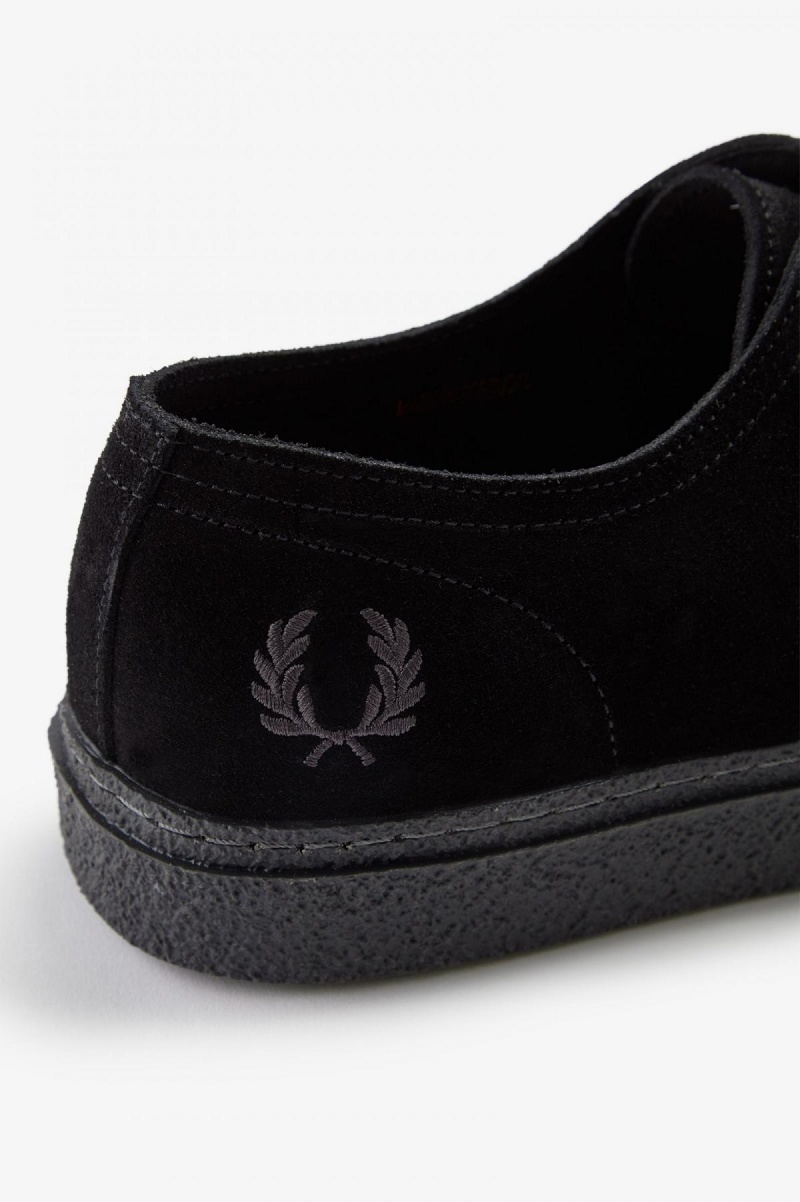 Fred Perry Linden Schuhe Herren Schwarz | CHIIZ55351