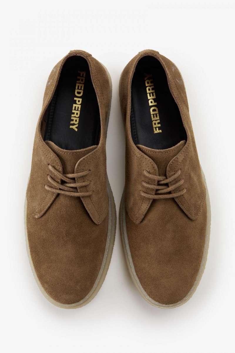 Fred Perry Linden Schuhe Herren Shaded Stone | CHEAH15633