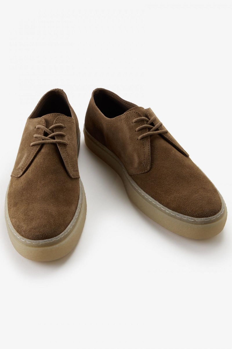Fred Perry Linden Schuhe Herren Shaded Stone | CHEAH15633