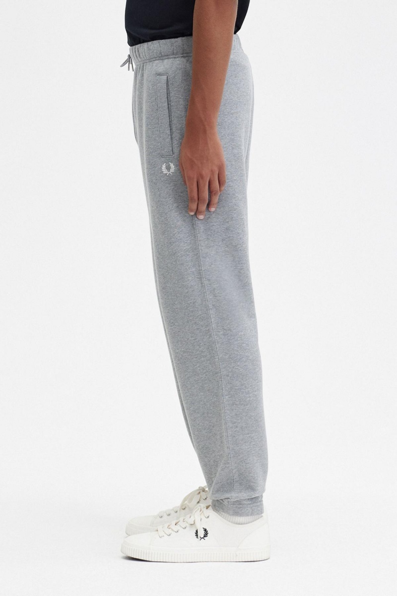 Fred Perry Loopback Sweat Pant Hosen Herren Steel Marl | BCHSD32159
