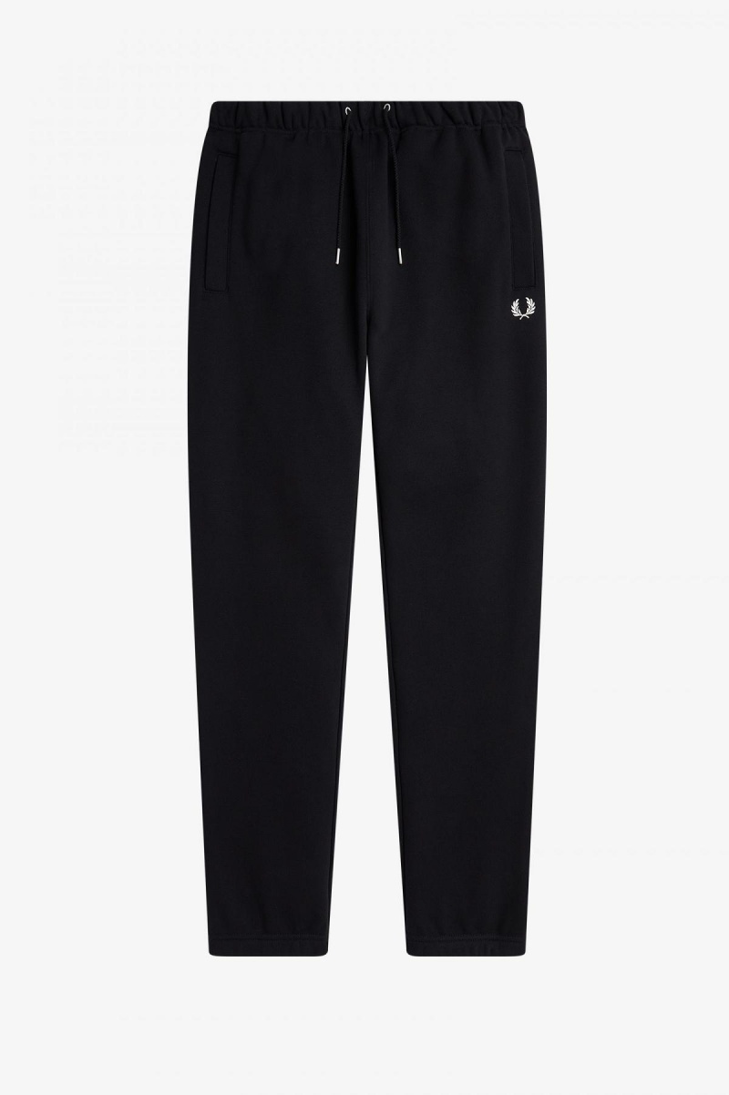 Fred Perry Loopback Sweatpant Trainingsanzug Herren Schwarz | BCHSD23927