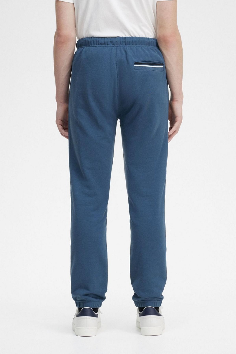 Fred Perry Loopback Sweatpants Trainingsanzug Herren Blau | CHJKU88931