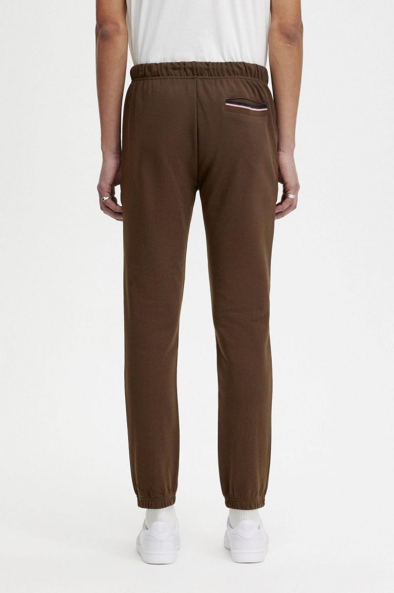 Fred Perry Loopback Sweatpants Trainingsanzug Herren Burnt Tobacco | TCHPQ80476