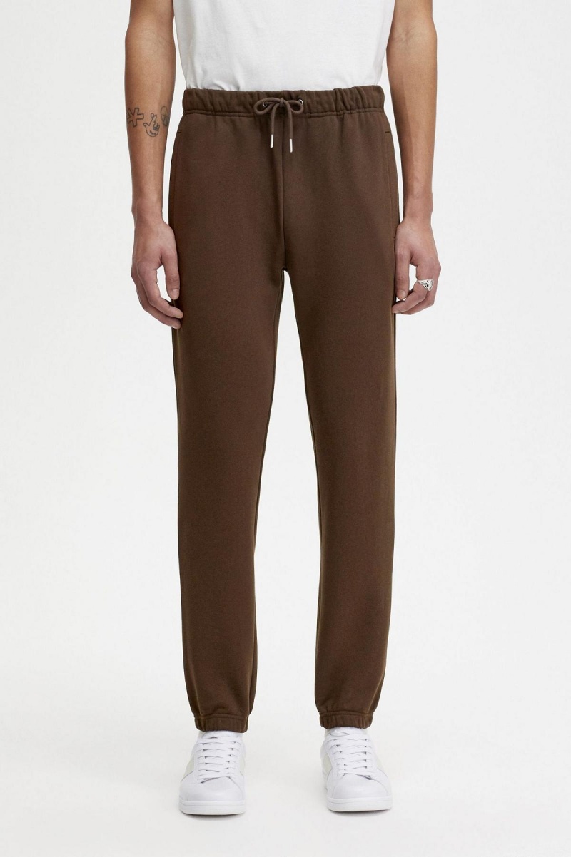 Fred Perry Loopback Sweatpants Trainingsanzug Herren Burnt Tobacco | TCHPQ80476