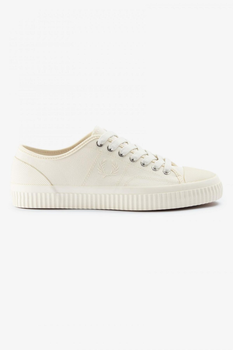 Fred Perry Low Hughes Schuhe Damen Hell | CHJBT94268