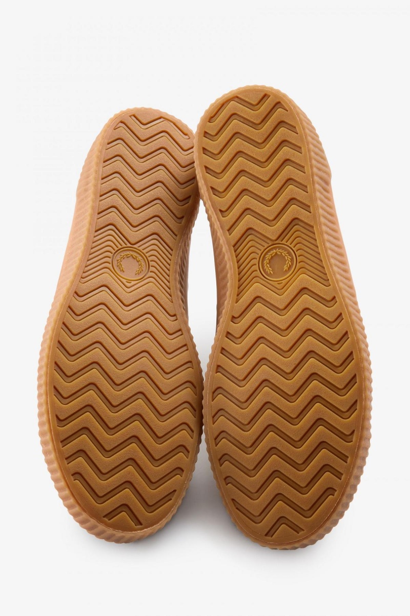 Fred Perry Low Hughes Schuhe Damen Hell | CHCIF69332