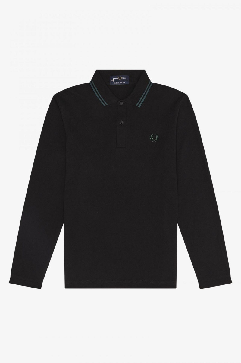 Fred Perry M1212 Fred Perry Shirt Herren Schwarz Blau Blau | ECHVG22875