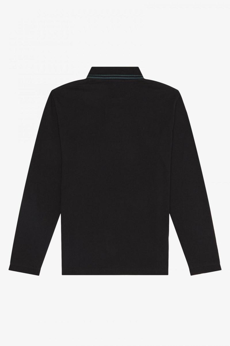Fred Perry M1212 Fred Perry Shirt Herren Schwarz Blau Blau | ECHVG22875