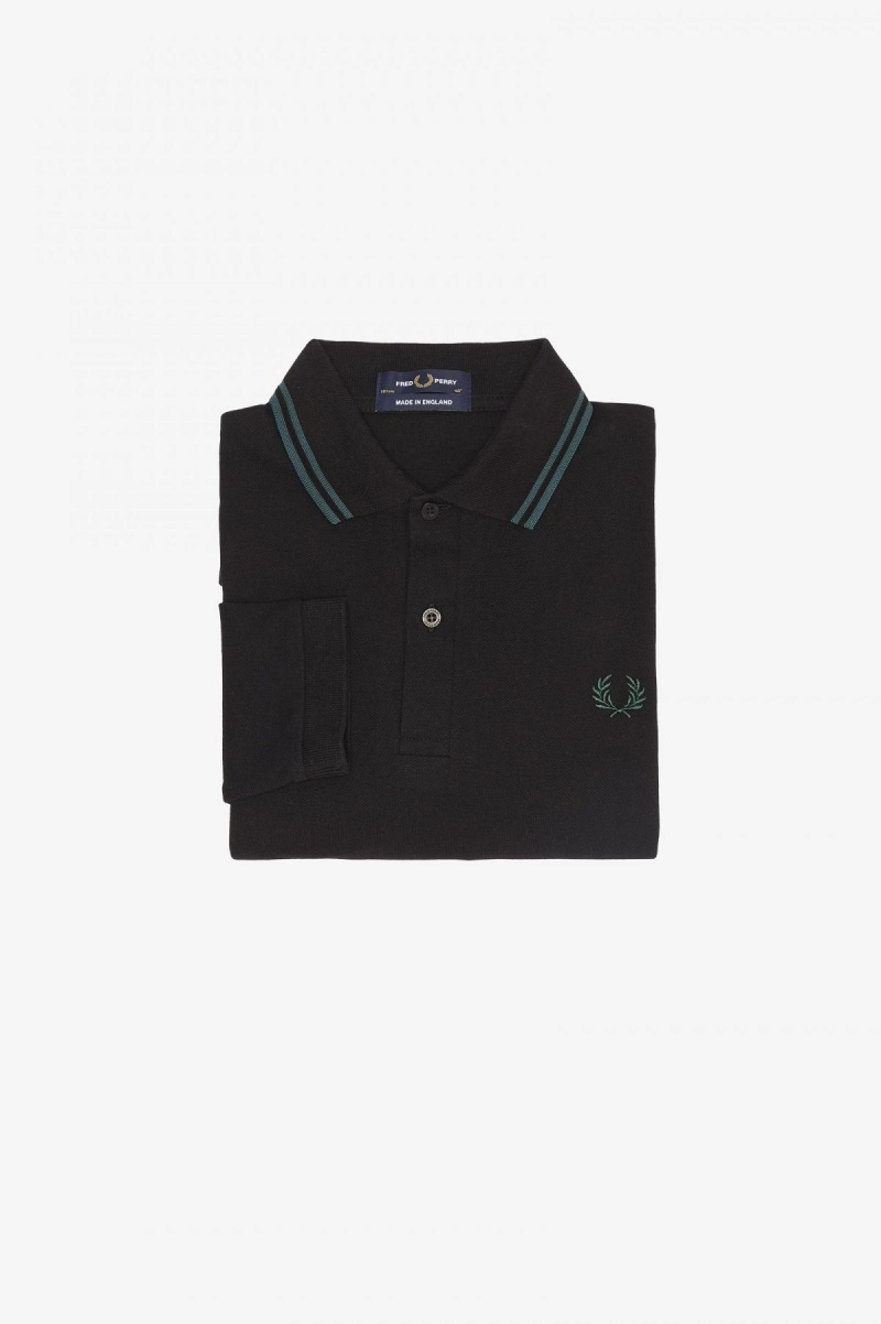 Fred Perry M1212 Fred Perry Shirt Herren Schwarz Blau Blau | ECHVG22875