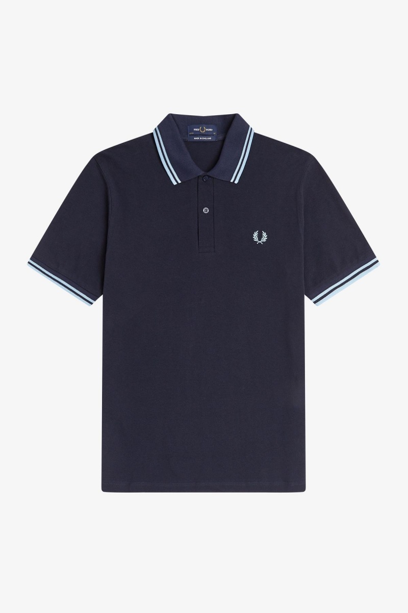Fred Perry M12 Fred Perry Shirt Herren Navy | YCHGT20693