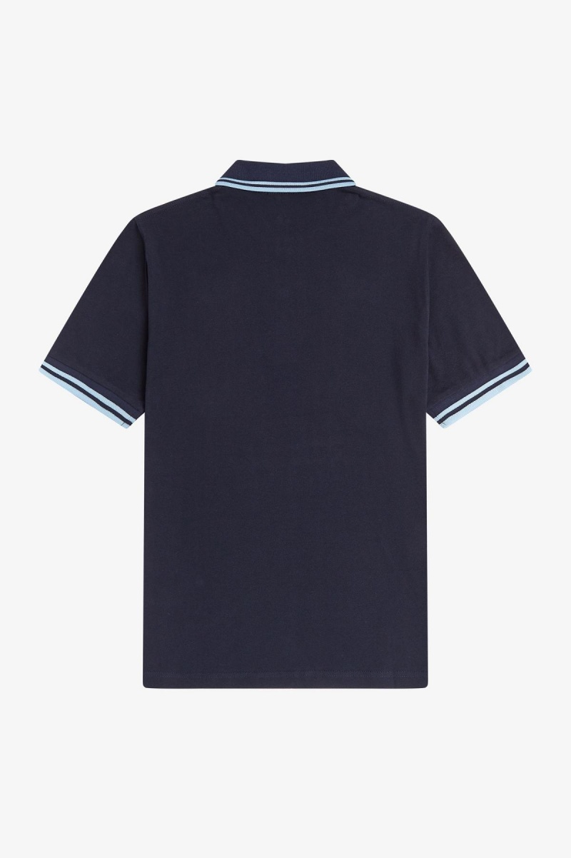 Fred Perry M12 Fred Perry Shirt Herren Navy | YCHGT20693