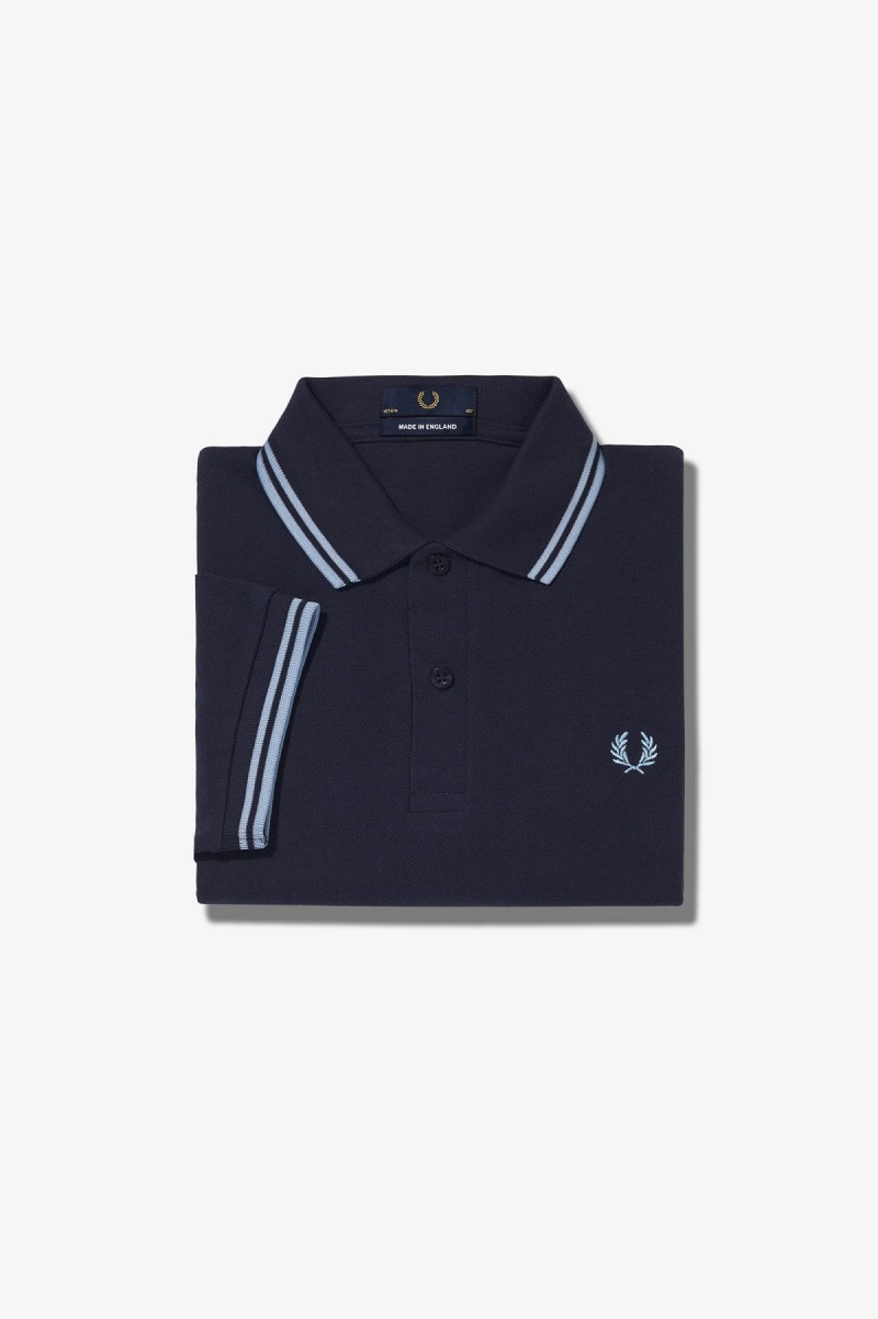 Fred Perry M12 Fred Perry Shirt Herren Navy | YCHGT20693