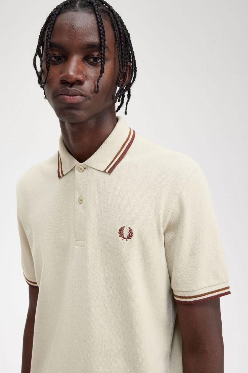 Fred Perry M12 Polo Shirts Herren Dunkelbraun | QCHWA10315