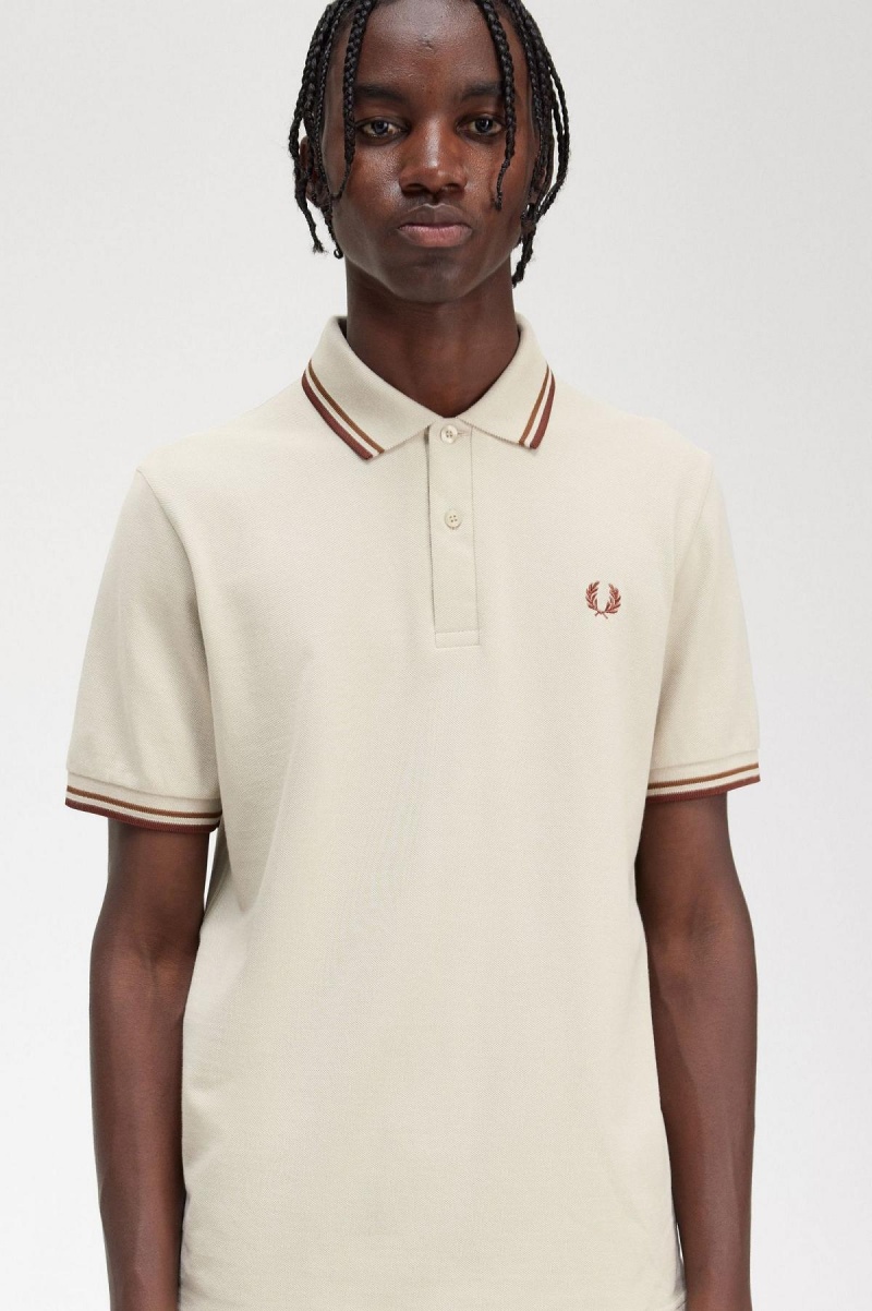 Fred Perry M12 Polo Shirts Herren Dunkelbraun | QCHWA10315