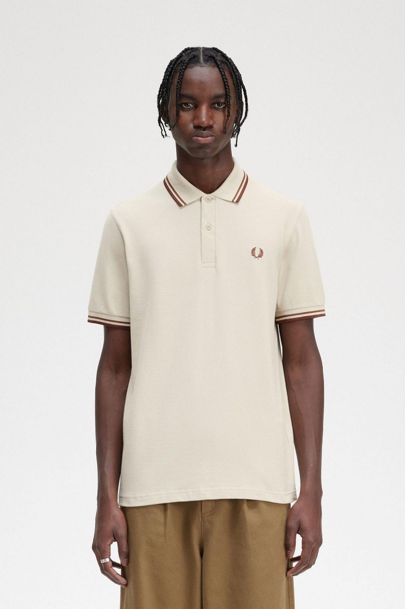 Fred Perry M12 Polo Shirts Herren Dunkelbraun | QCHWA10315