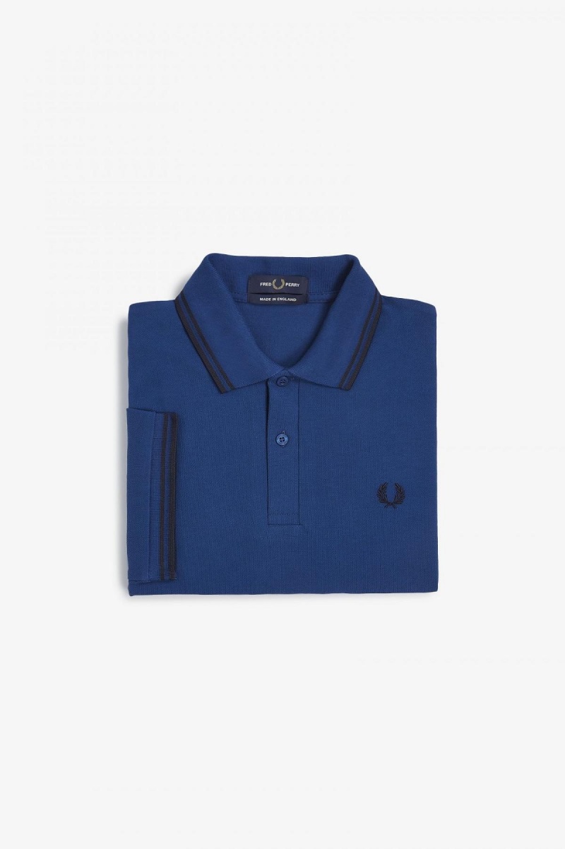 Fred Perry M12 Polo Shirts Herren Navy Navy | CHZPD43190