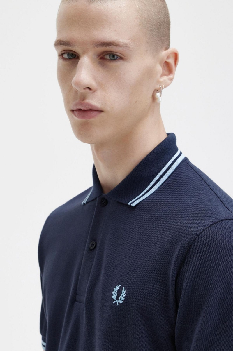 Fred Perry M12 Polo Shirts Herren Navy | QCHUV95335