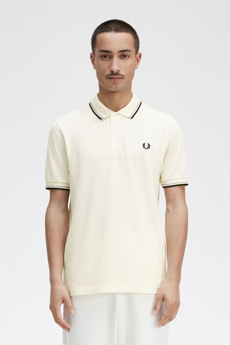 Fred Perry M3600 Fred Perry Shirt Herren Schwarz | XCHBH54774