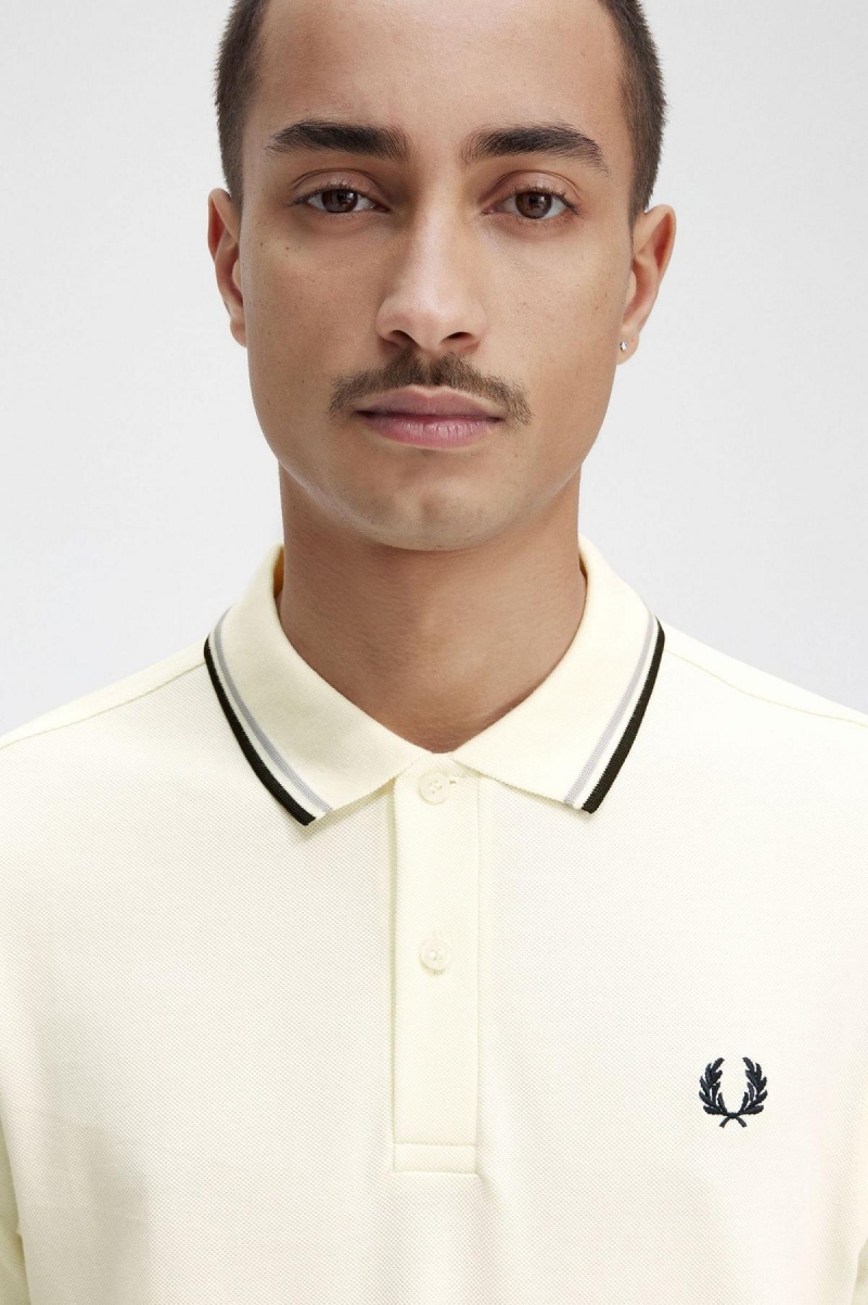 Fred Perry M3600 Fred Perry Shirt Herren Schwarz | XCHBH54774