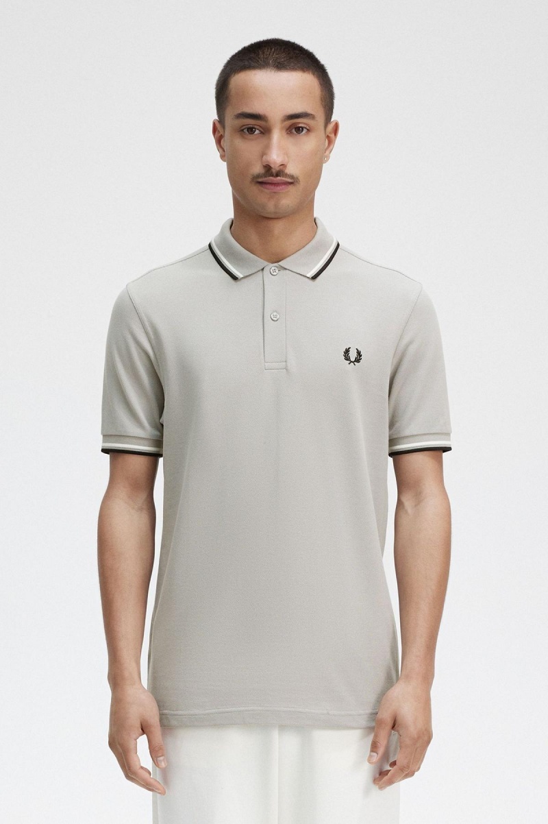 Fred Perry M3600 Fred Perry Shirt Herren Schwarz | UCHTG14744