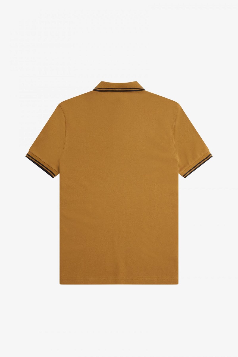 Fred Perry M3600 Fred Perry Shirt Herren Dunkelschwarz Schwarz | CHJVR37813