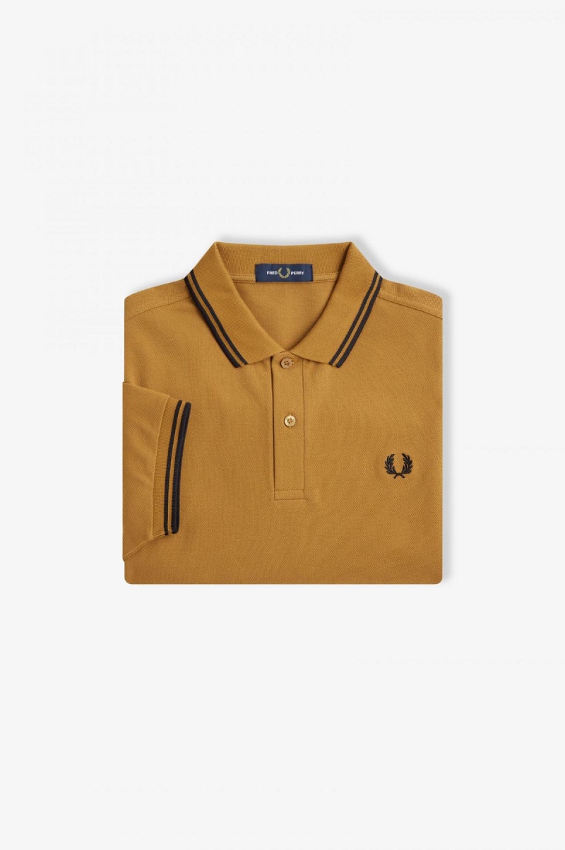 Fred Perry M3600 Fred Perry Shirt Herren Dunkelschwarz Schwarz | CHJVR37813
