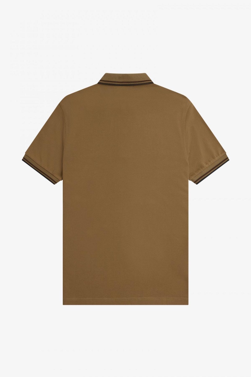 Fred Perry M3600 Fred Perry Shirt Herren Schwarz | CHQAV72915