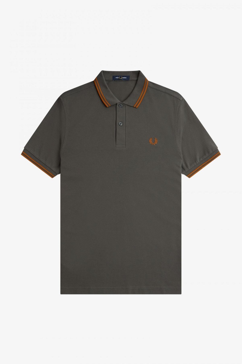 Fred Perry M3600 Fred Perry Shirt Herren Grün | QCHUV94143
