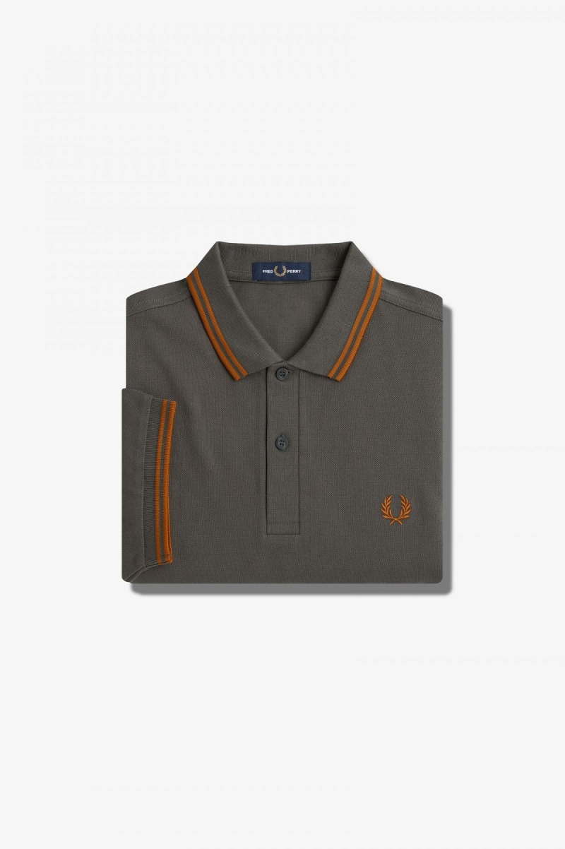 Fred Perry M3600 Fred Perry Shirt Herren Grün | QCHUV94143