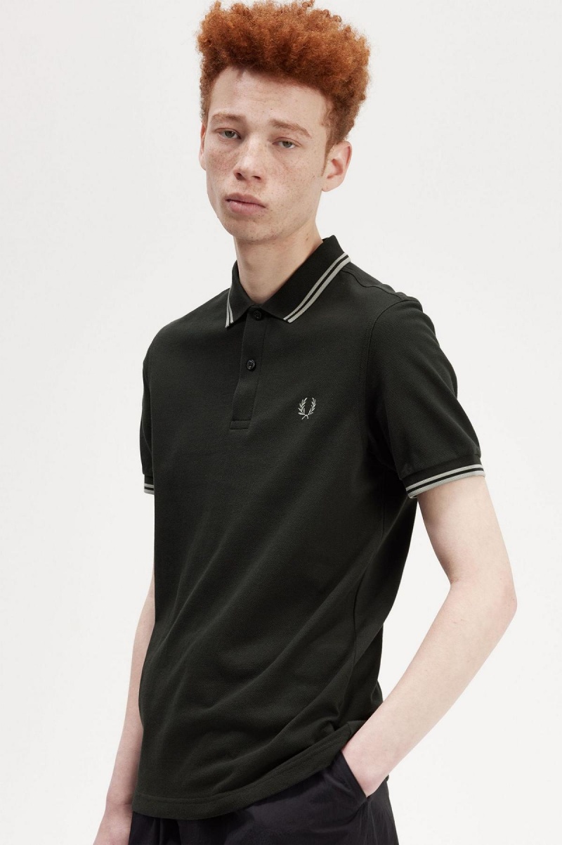 Fred Perry M3600 Polo Shirts Herren Grün | CHXMI16691