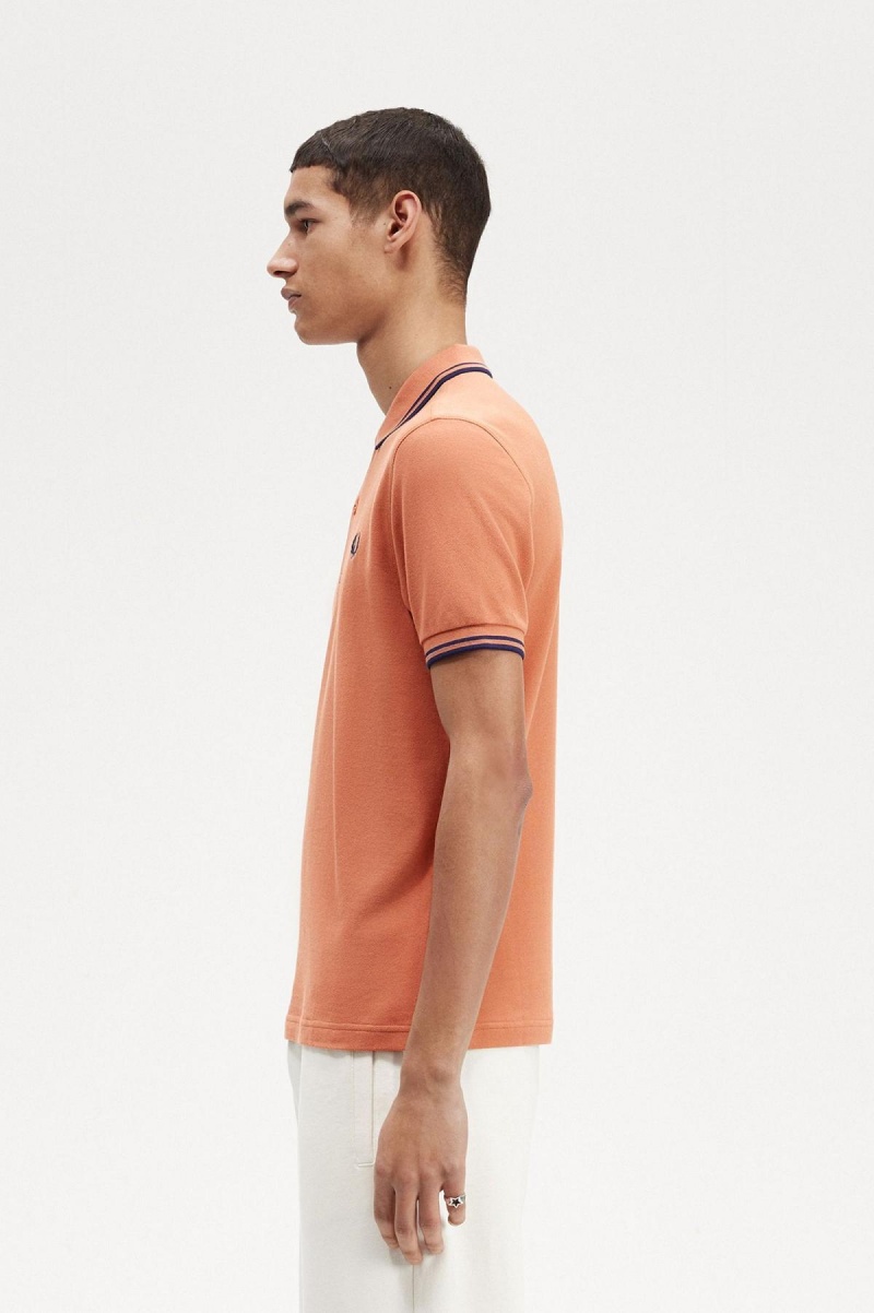 Fred Perry M3600 Polo Shirts Herren Hellnavy Navy | FCHHY11569