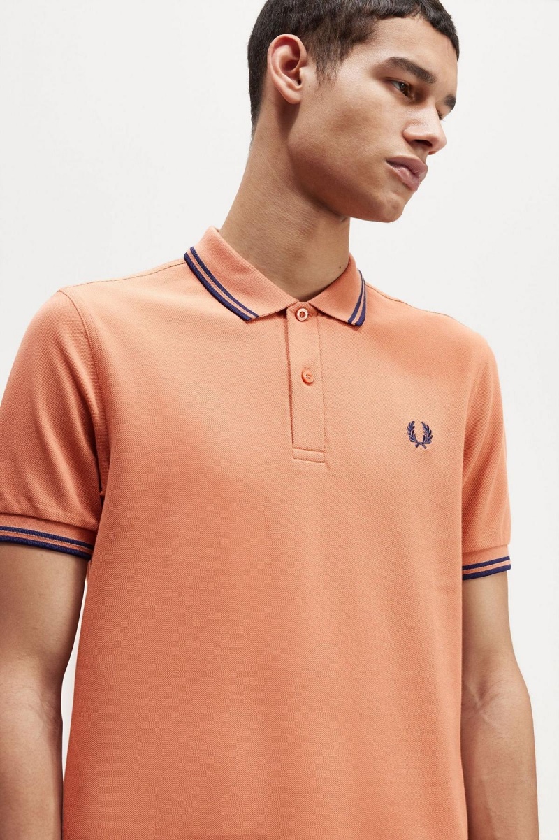 Fred Perry M3600 Polo Shirts Herren Hellnavy Navy | FCHHY11569