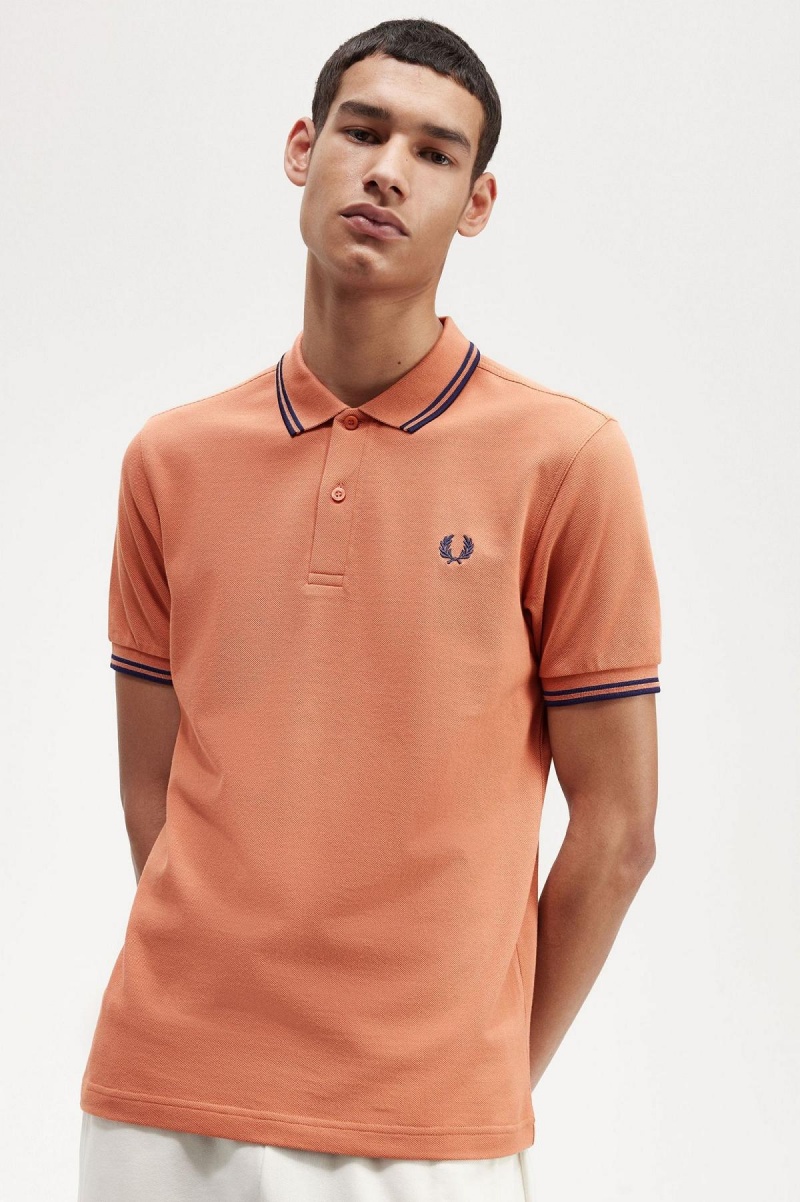 Fred Perry M3600 Polo Shirts Herren Hellnavy Navy | FCHHY11569