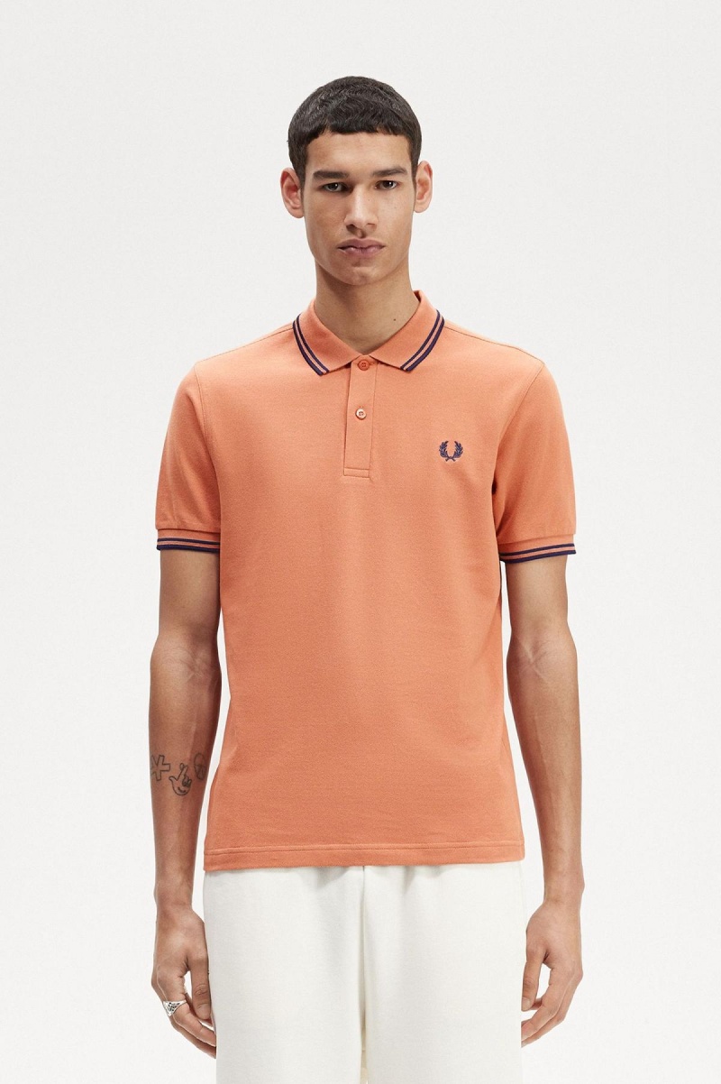 Fred Perry M3600 Polo Shirts Herren Hellnavy Navy | FCHHY11569