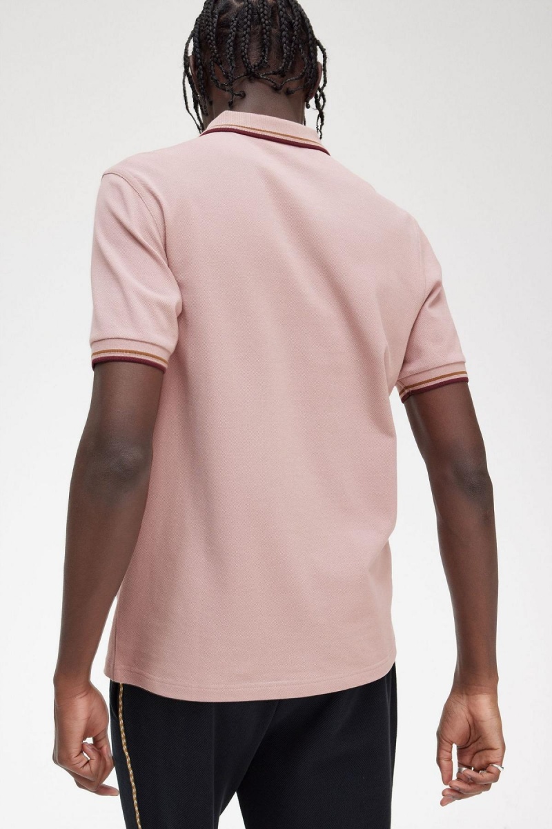 Fred Perry M3600 Polo Shirts Herren Rosa Rosa | ECHVG57989