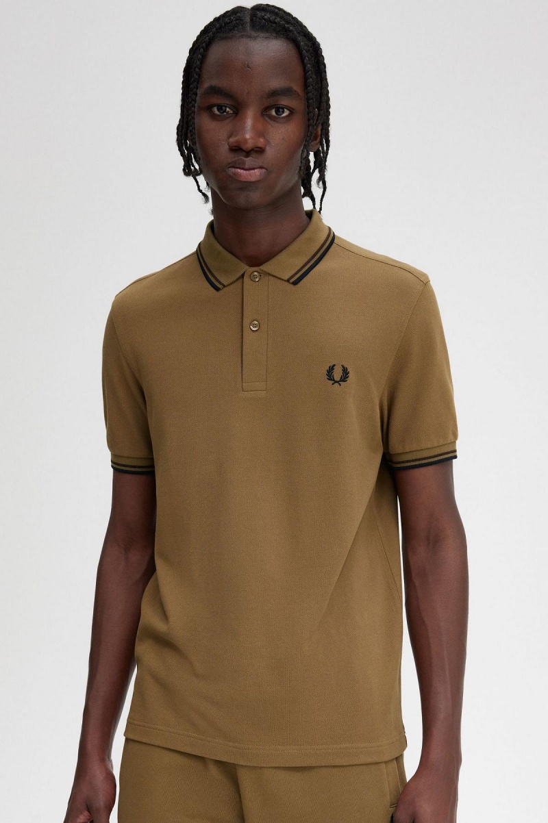 Fred Perry M3600 Polo Shirts Herren Schwarz | SCHVO41613