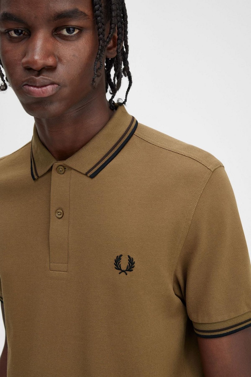 Fred Perry M3600 Polo Shirts Herren Schwarz | SCHVO41613