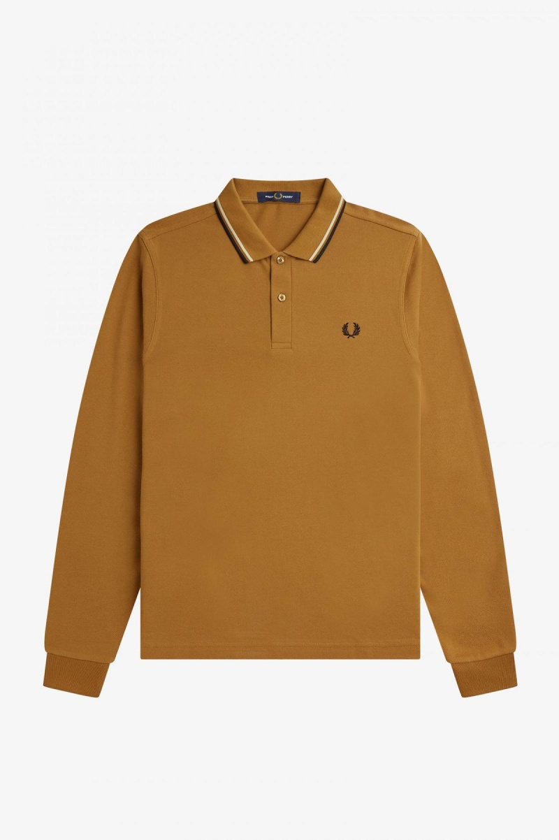 Fred Perry M3636 Fred Perry Shirt Herren Dunkelschwarz | BCHSD19199