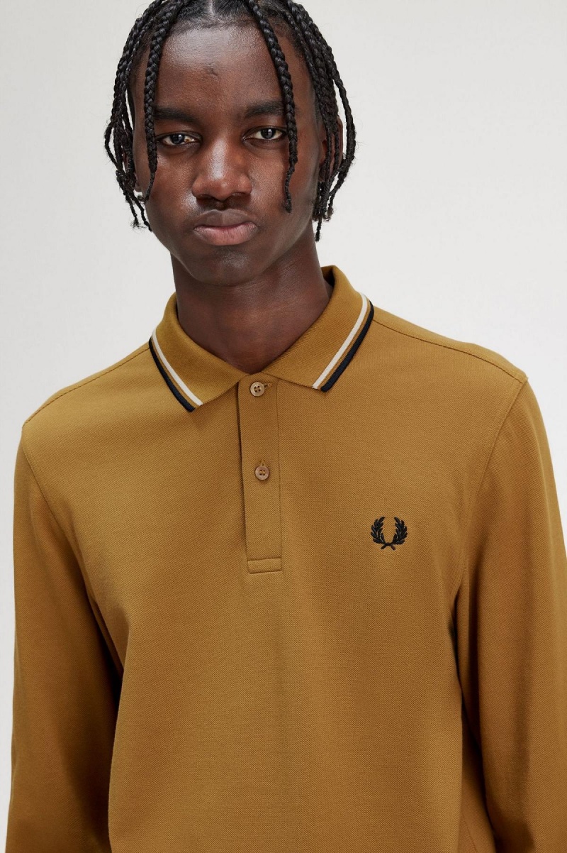 Fred Perry M3636 Polo Shirts Herren Dunkelschwarz | XCHGW19855