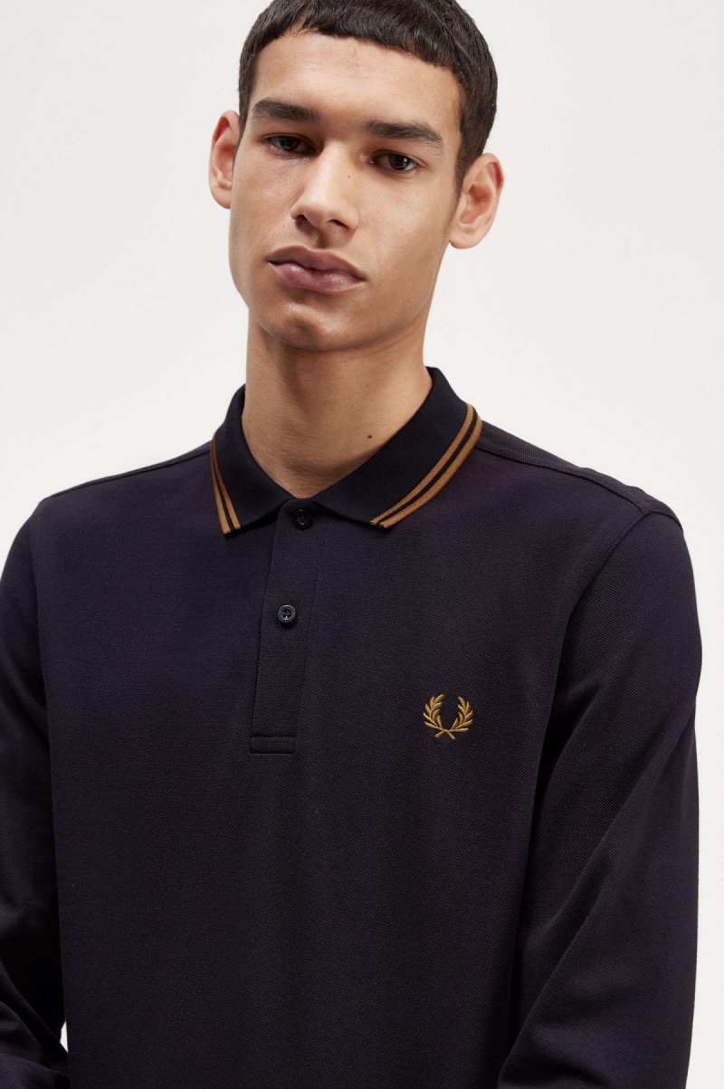 Fred Perry M3636 Polo Shirts Herren Navy Dunkeldunkel | SCHNY11991
