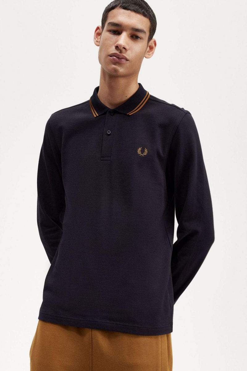 Fred Perry M3636 Polo Shirts Herren Navy Dunkeldunkel | SCHNY11991