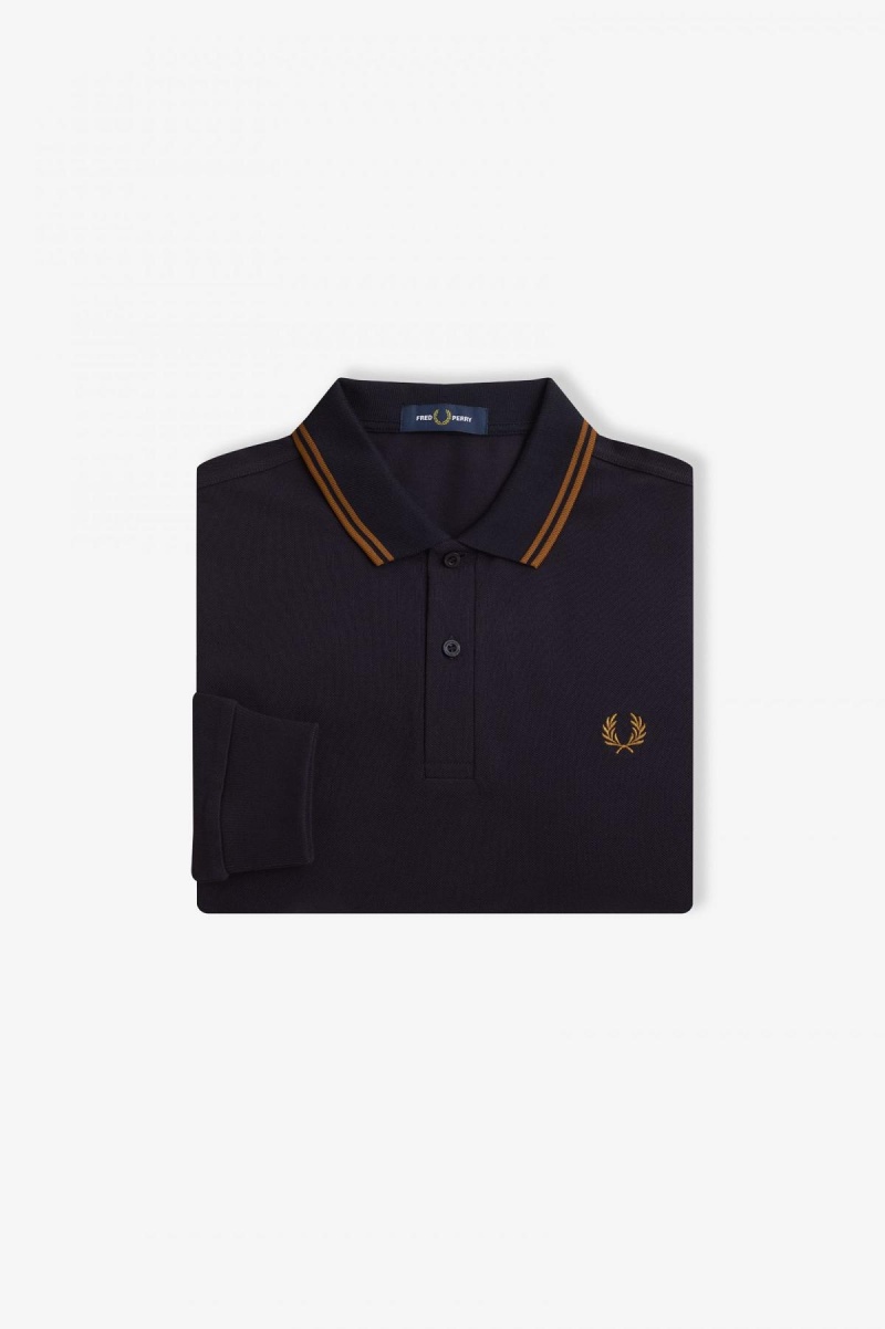 Fred Perry M3636 Polo Shirts Herren Navy Dunkeldunkel | SCHNY11991