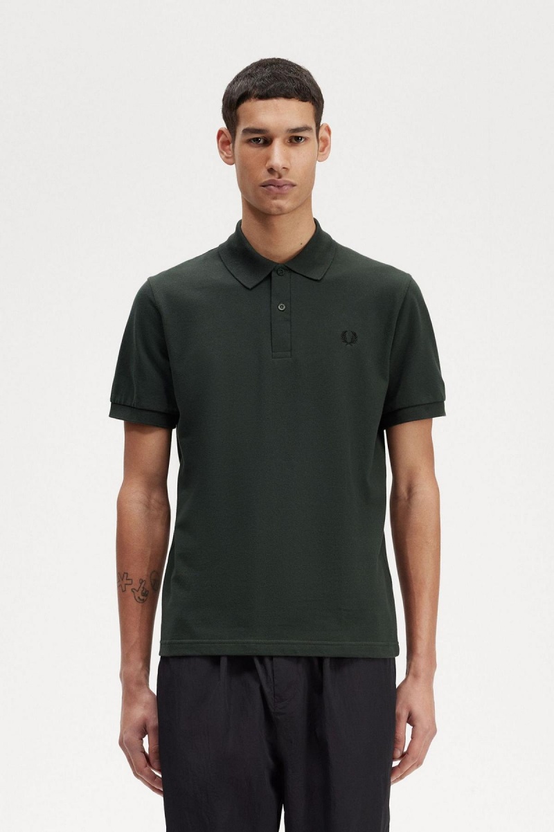 Fred Perry M3 Fred Perry Shirt Herren Grün Schwarz | CHJKU48748