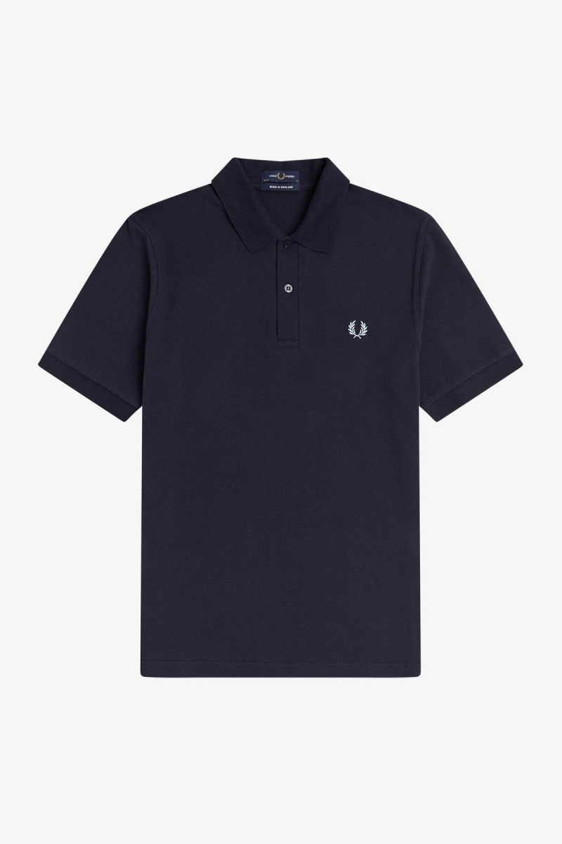 Fred Perry M3 Fred Perry Shirt Herren Navy | MCHHR23451