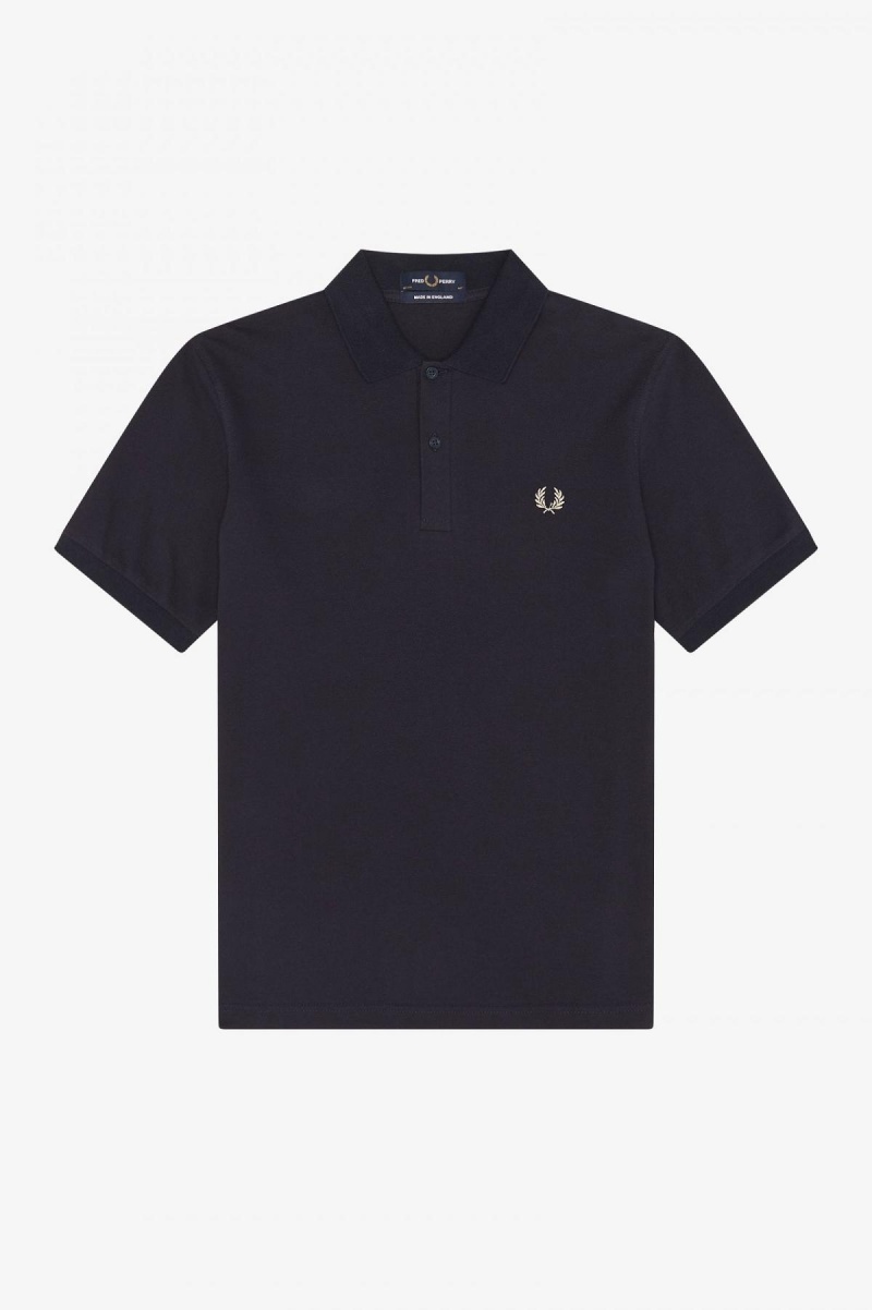 Fred Perry M3 Fred Perry Shirt Herren Navy Hell | DCHVO24340