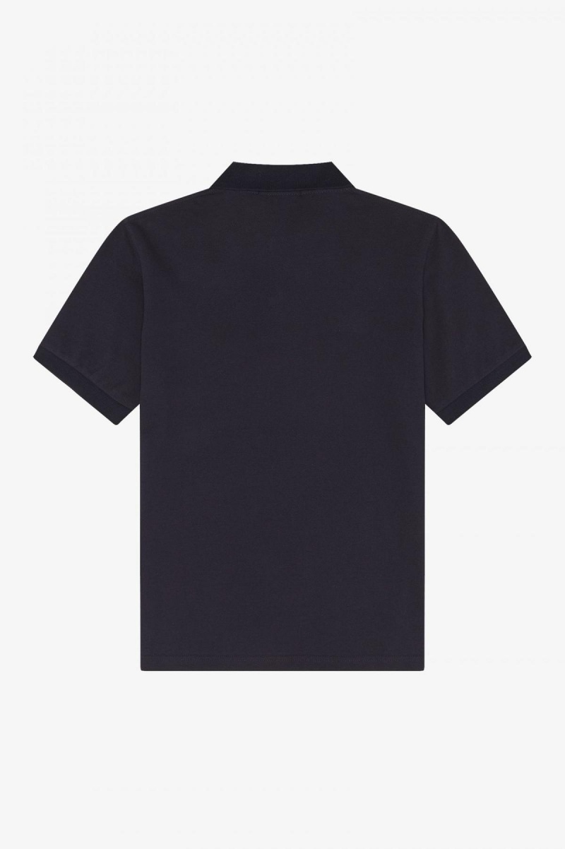 Fred Perry M3 Fred Perry Shirt Herren Navy Hell | DCHVO24340