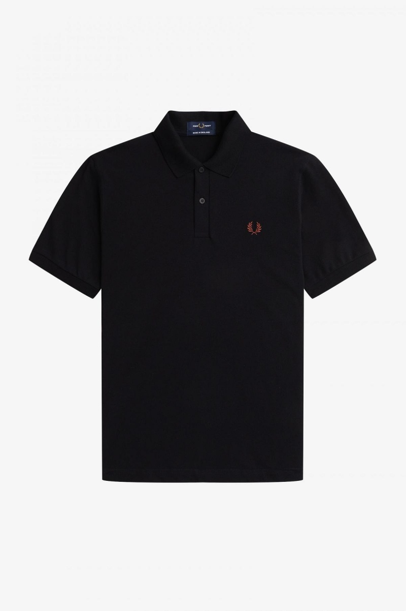 Fred Perry M3 Fred Perry Shirt Herren Schwarz Braun | ZCHNQ54372